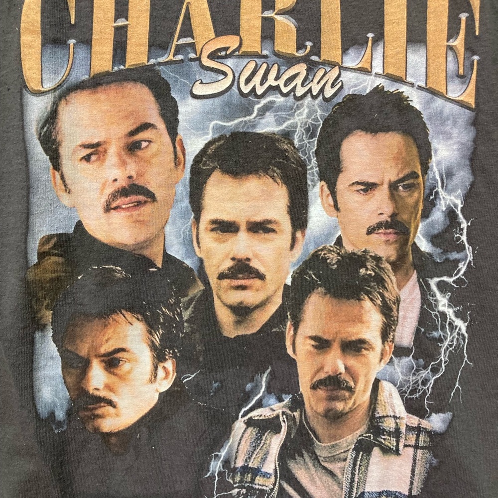 Graphic Tee with Charlie Swan Design